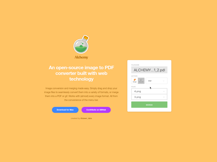 Alchemy  Landing Page Design