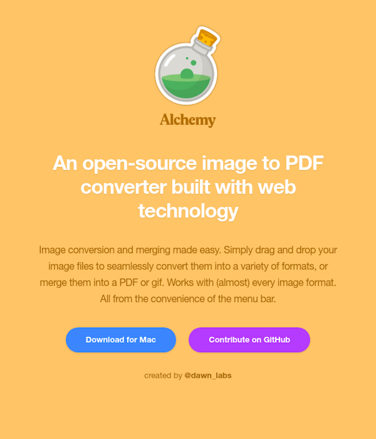 Alchemy  Landing Page Design