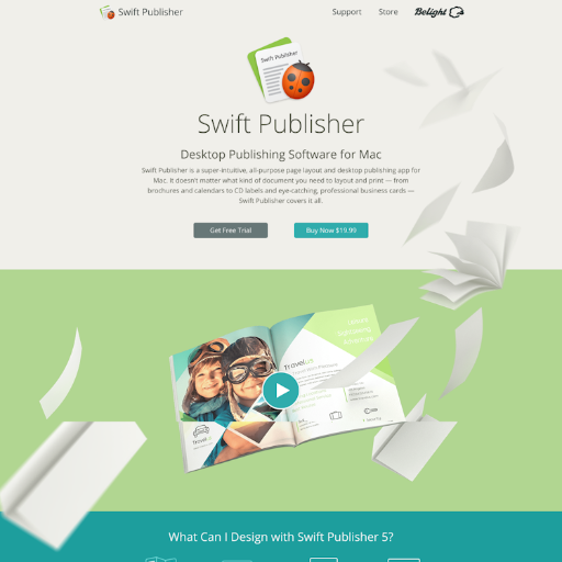 Belightsoft  Landing Page Design