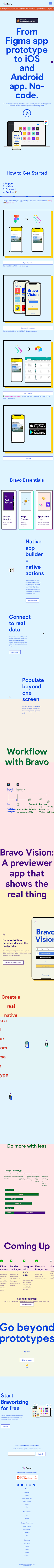 Bravo  Landing Page Design