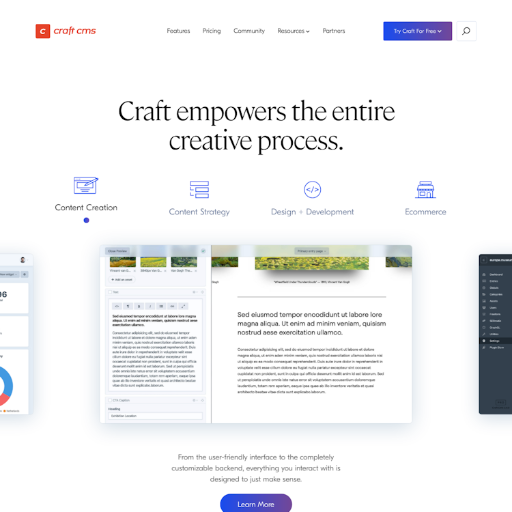 Craftcms  Landing Page Design