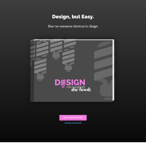 Designforfounders  Landing Page Design