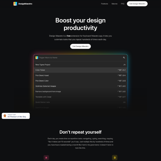 Designmaestro  Landing Page Design