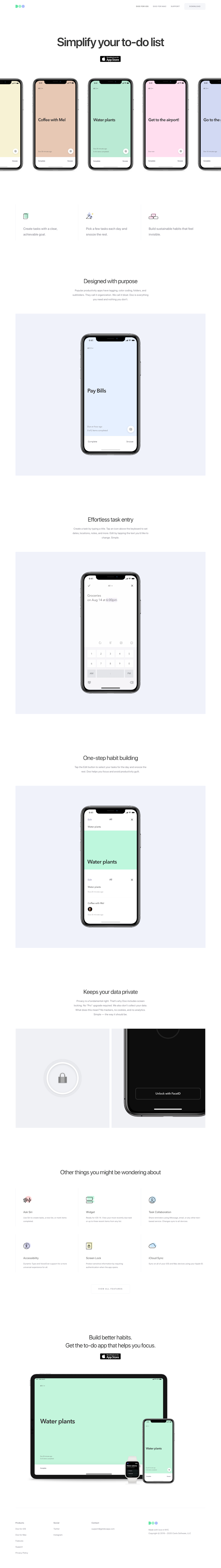 Doo  Landing Page Design