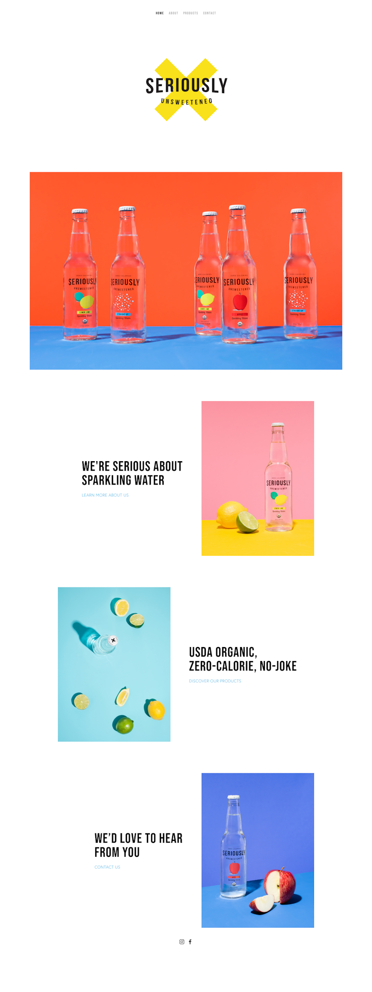 Drink Seriously  Landing Page Design