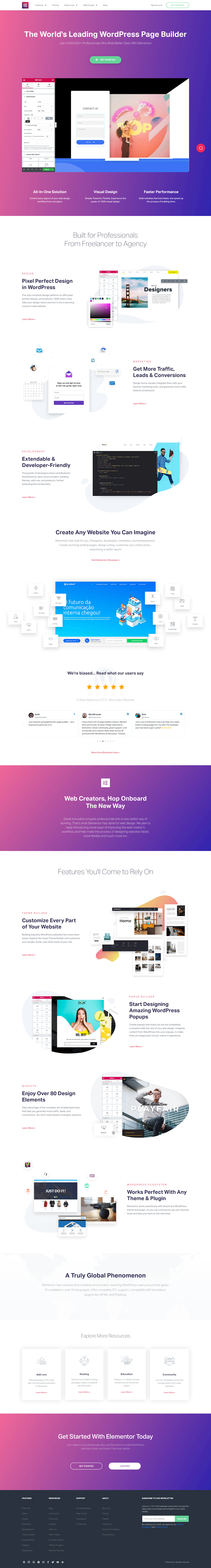 Elementor  Landing Page Design