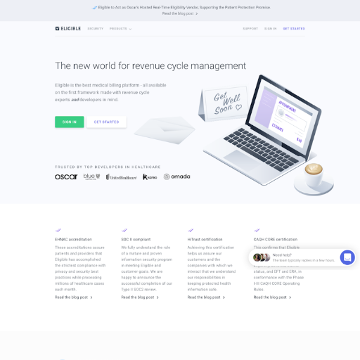 Eligible  Landing Page Design