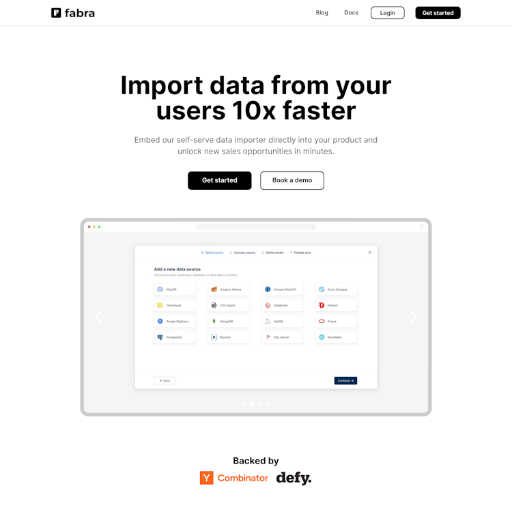 Fabra  Landing Page Design