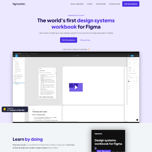 Figmaster  Landing Page Design