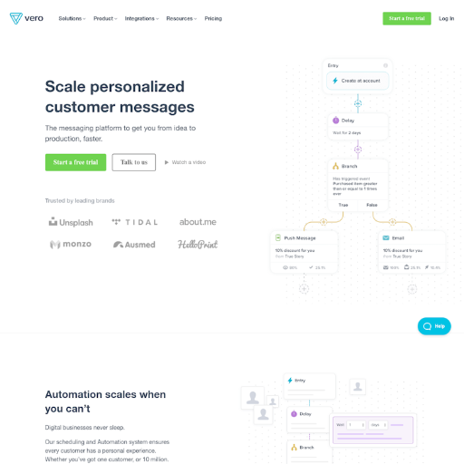 Getvero  Landing Page Design