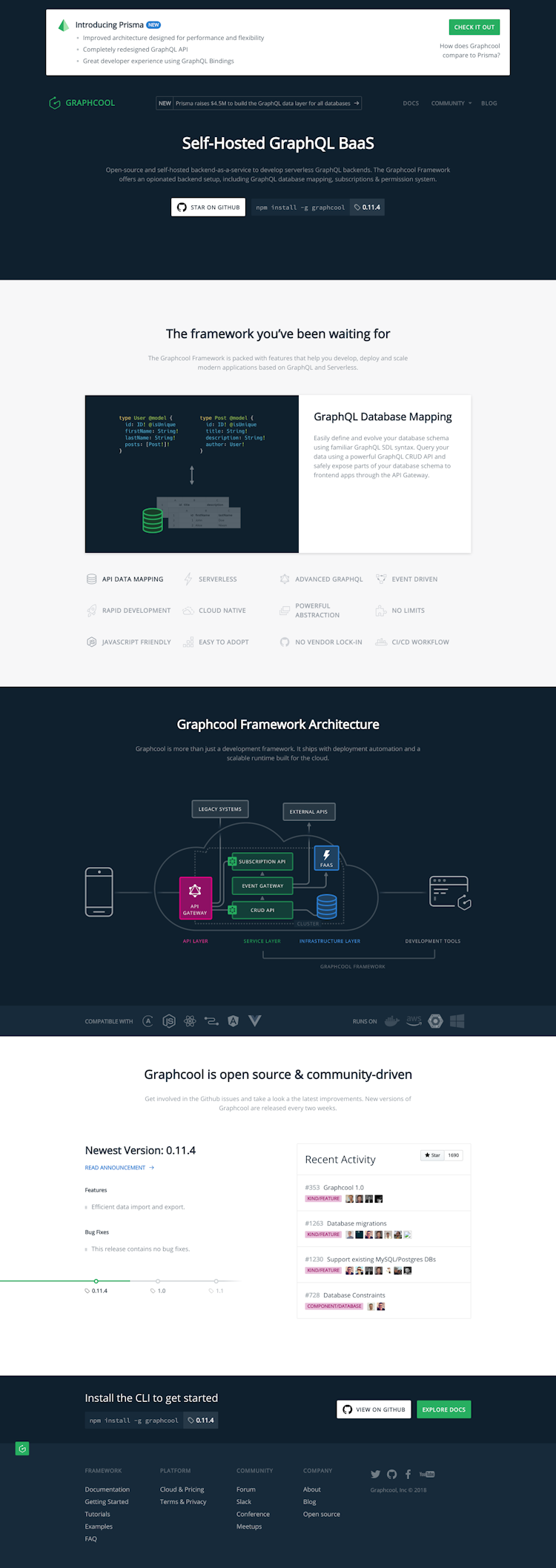 Graph  Landing Page Design