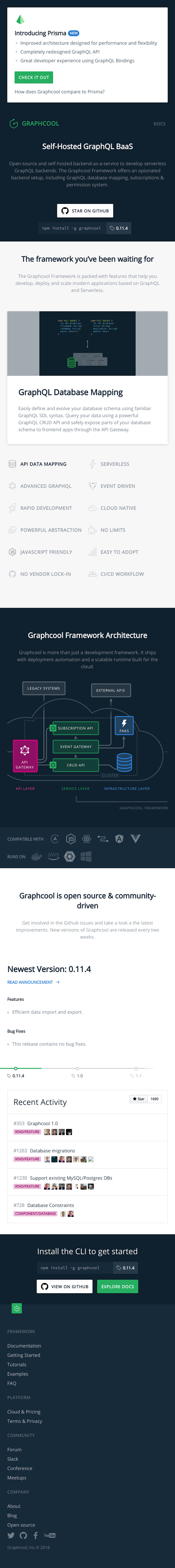 Graph  Landing Page Design