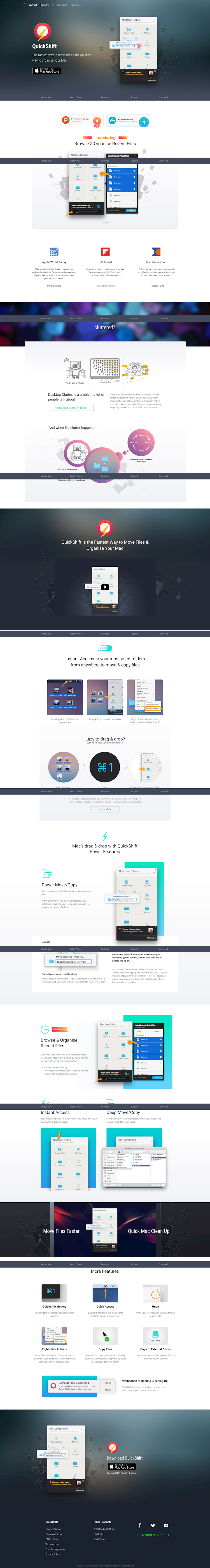 Growthbeats  Landing Page Design