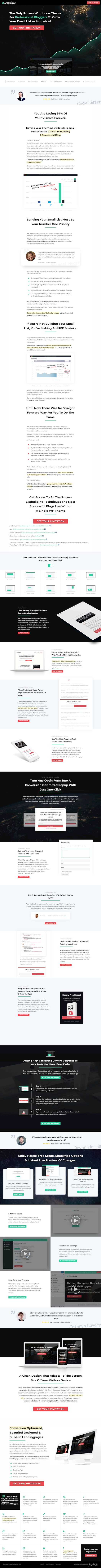 Growtheme  Landing Page Design