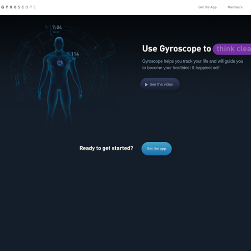 Gyrosco  Landing Page Design