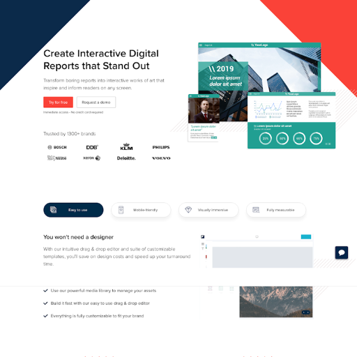 Instantmagazine  Landing Page Design