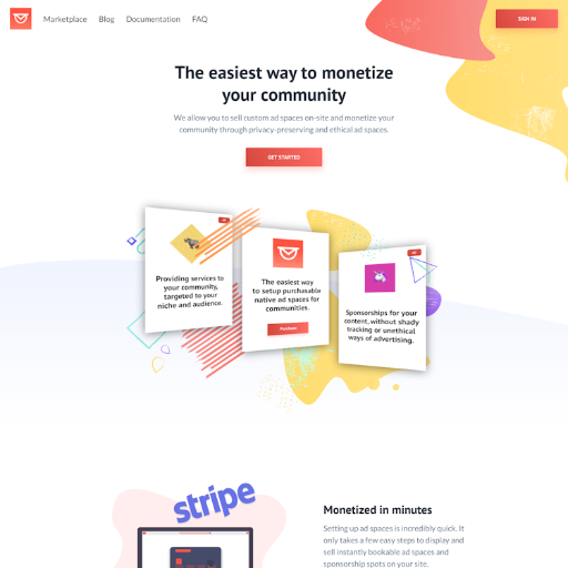 Intravert  Landing Page Design