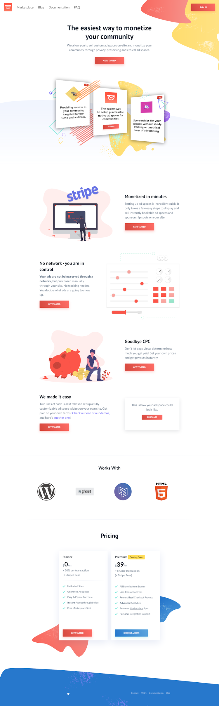 Intravert  Landing Page Design