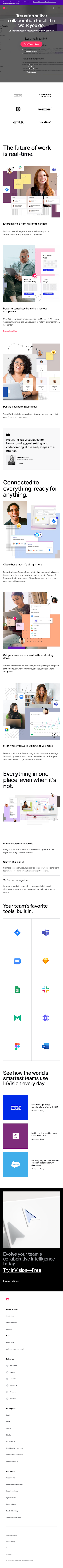 Invisionapp  Landing Page Design