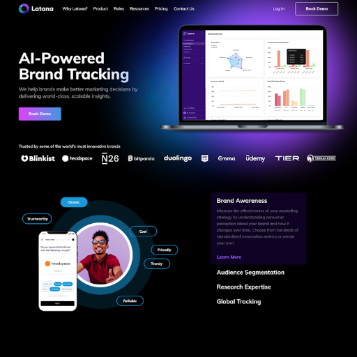 Latana  Landing Page Design