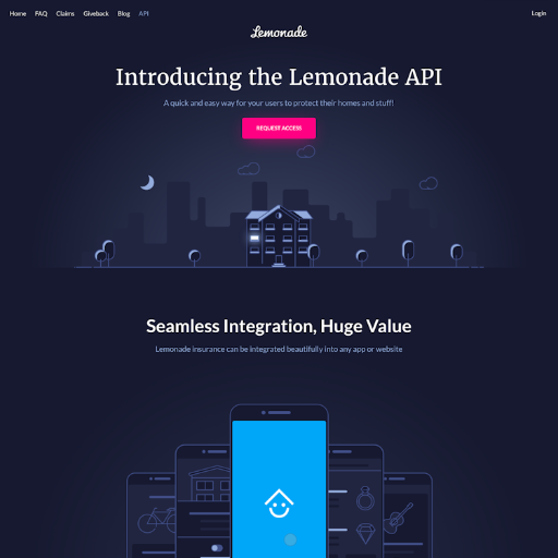 Lemonade  Landing Page Design