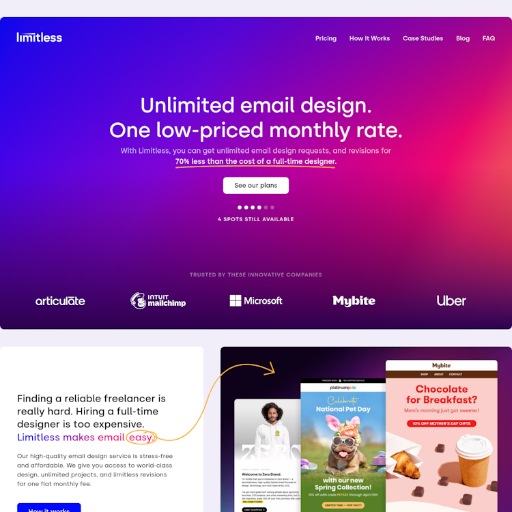 Limitless  Landing Page Design