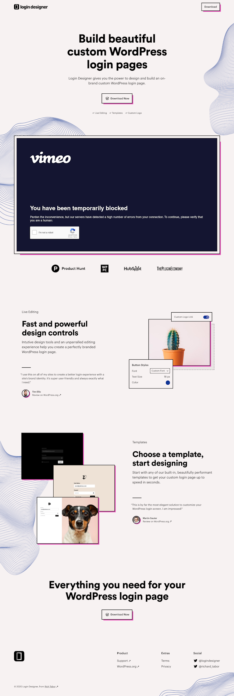 Logindesigner  Landing Page Design