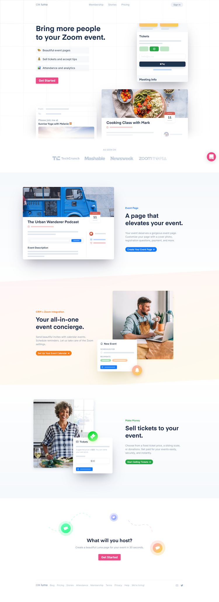 Lu  Landing Page Design