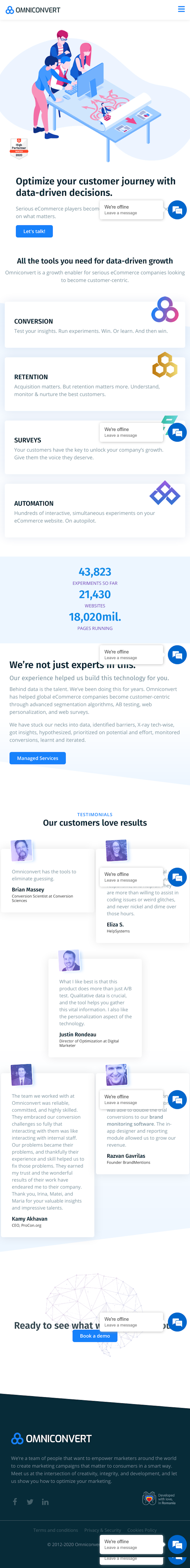 Marketizator  Landing Page Design