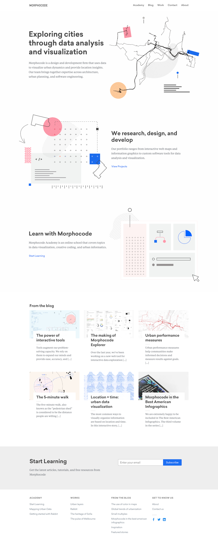 Morphocode  Landing Page Design