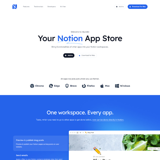 Nbundle  Landing Page Design