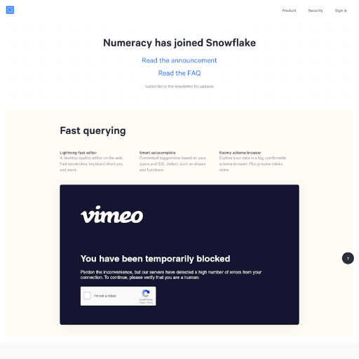 Numeracy  Landing Page Design