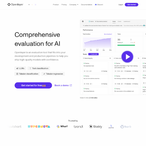 Openlayer  Landing Page Design