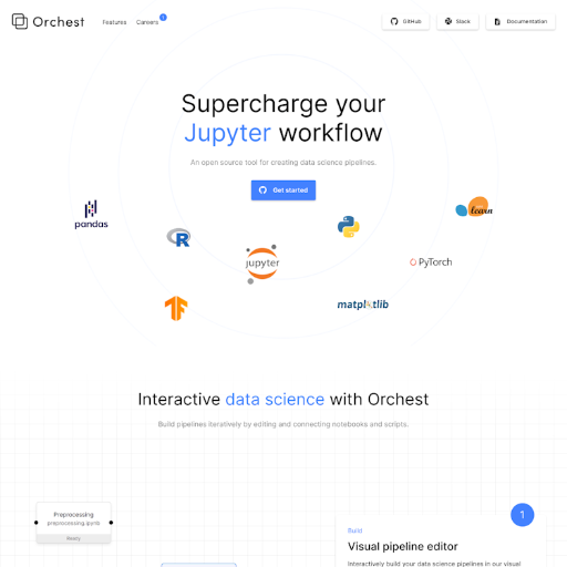 Orchest  Landing Page Design