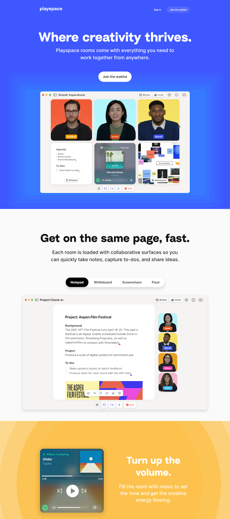 Play  Landing Page Design