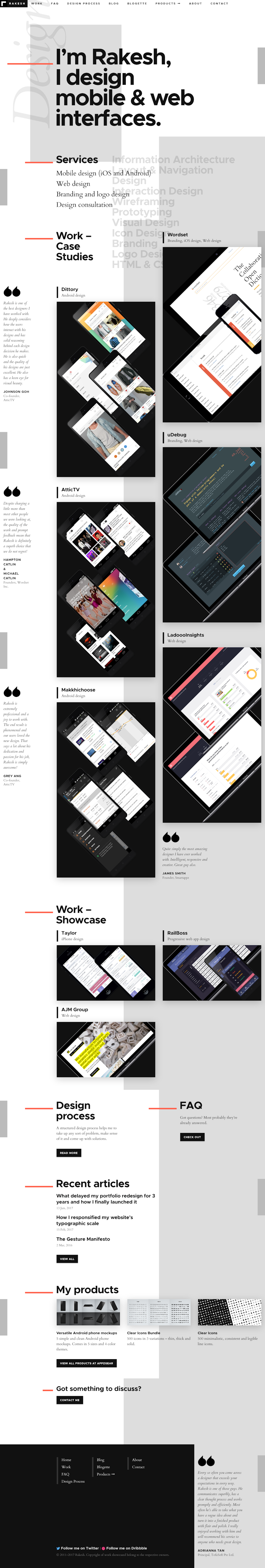 Radesign  Landing Page Design