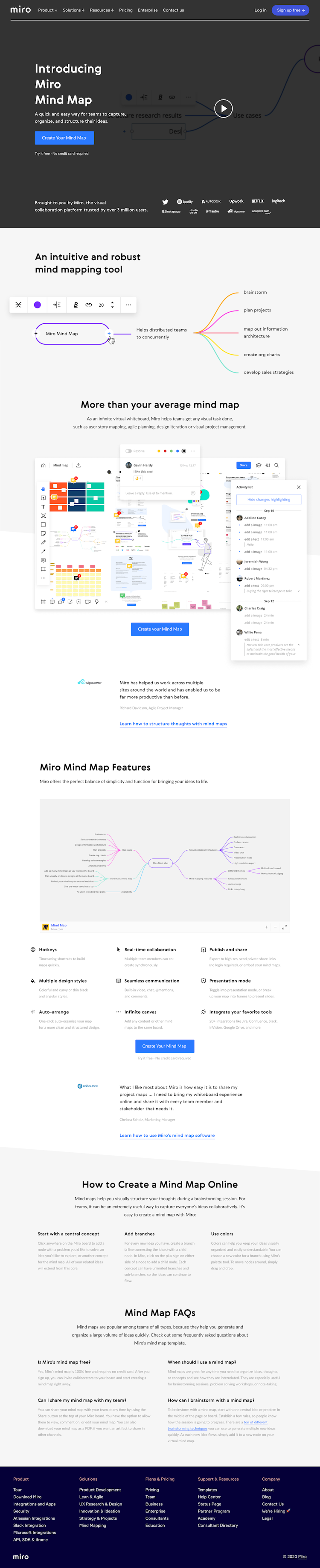 Realtimeboard  Landing Page Design