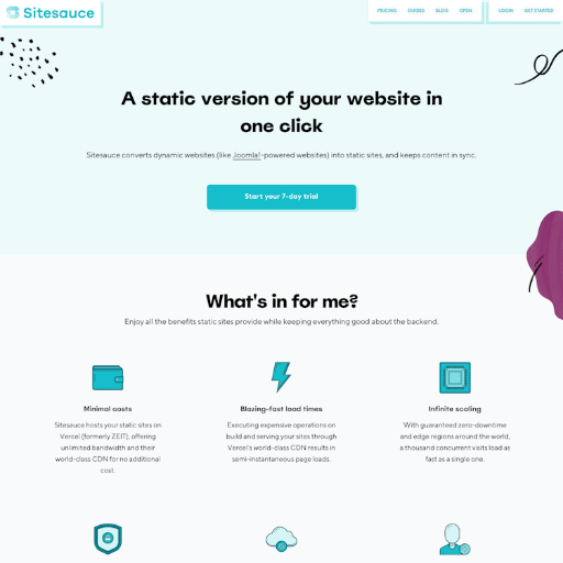 Sitesauce  Landing Page Design