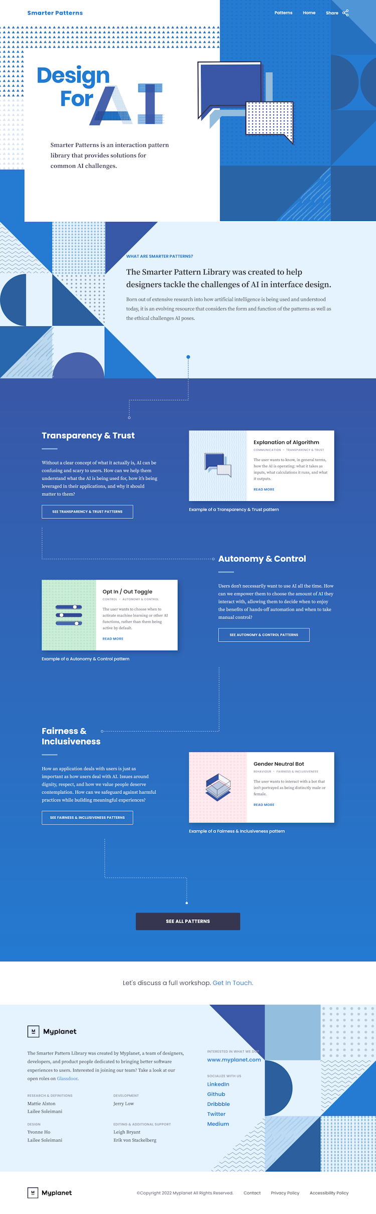 Smarterpatterns  Landing Page Design