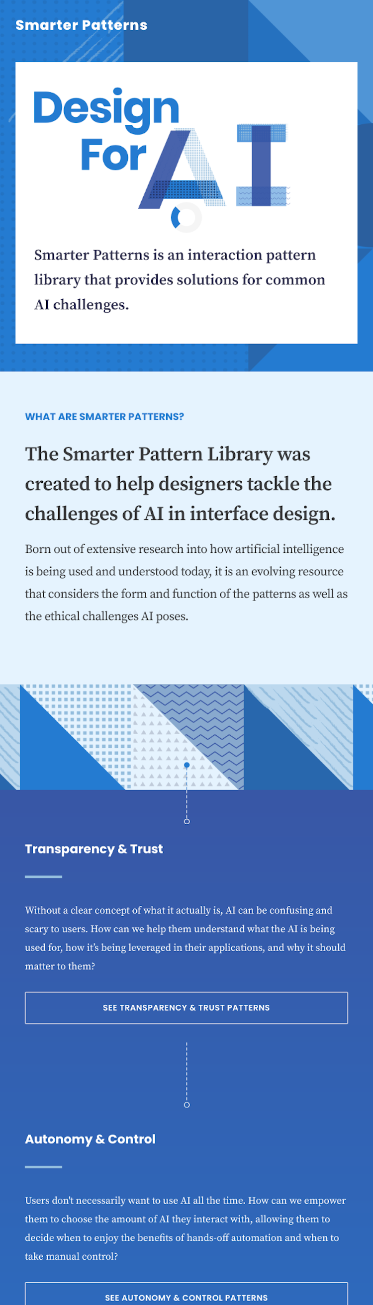 Smarterpatterns  Landing Page Design