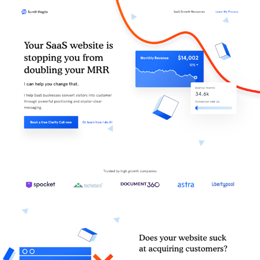 Sumithegde  Landing Page Design