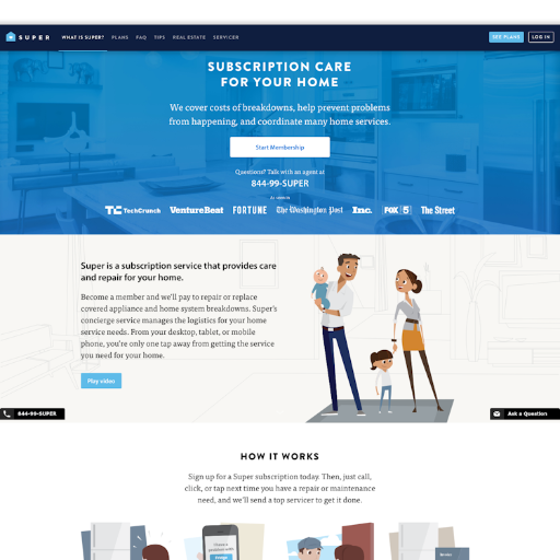 Super  Landing Page Design