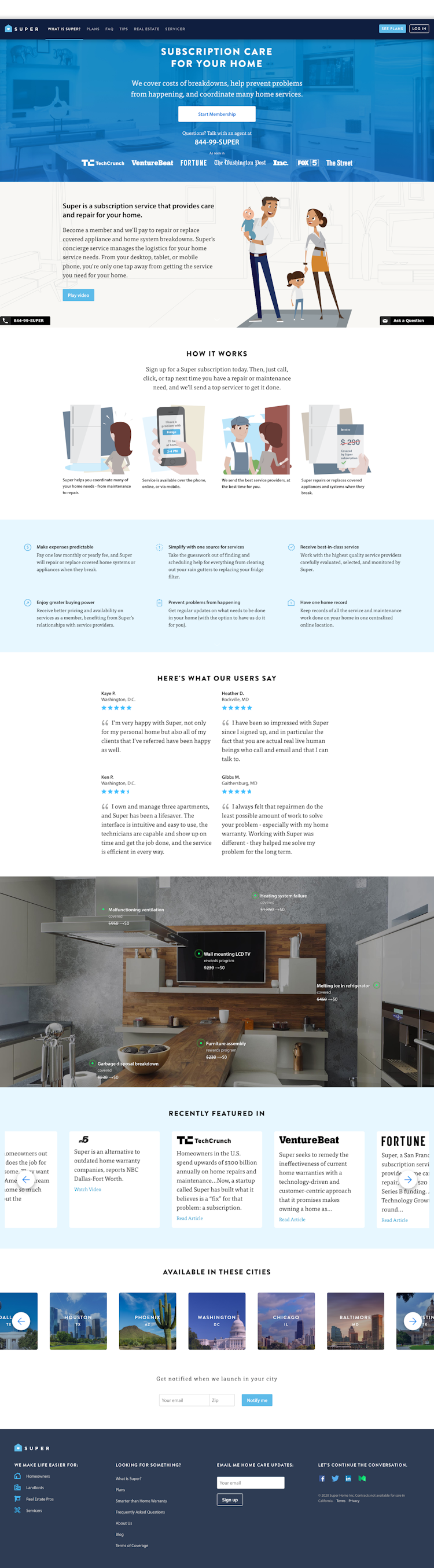 Super  Landing Page Design