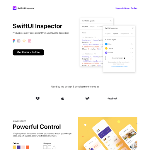 Swiftui  Landing Page Design