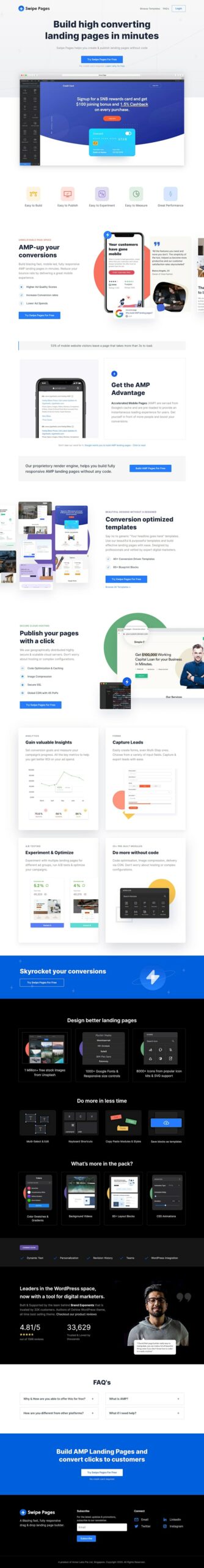 Swipepages  Landing Page Design