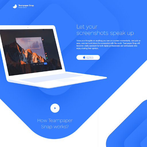 Teampaper  Landing Page Design