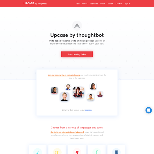 Thoughtbot  Landing Page Design