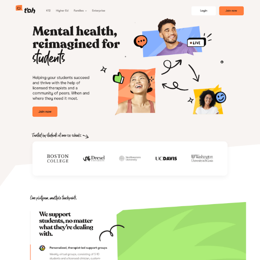 tobehonest  Landing Page Design