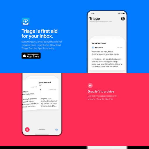 Triage  Landing Page Design