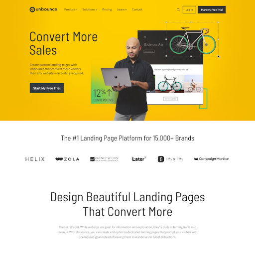 Unbounce  Landing Page Design